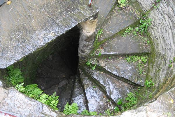 [16] Spiral Staircase, Burg Rhinefels 