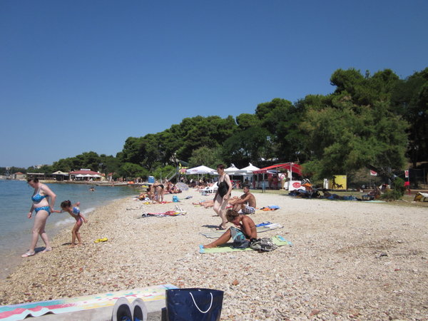 Beach in Zadar