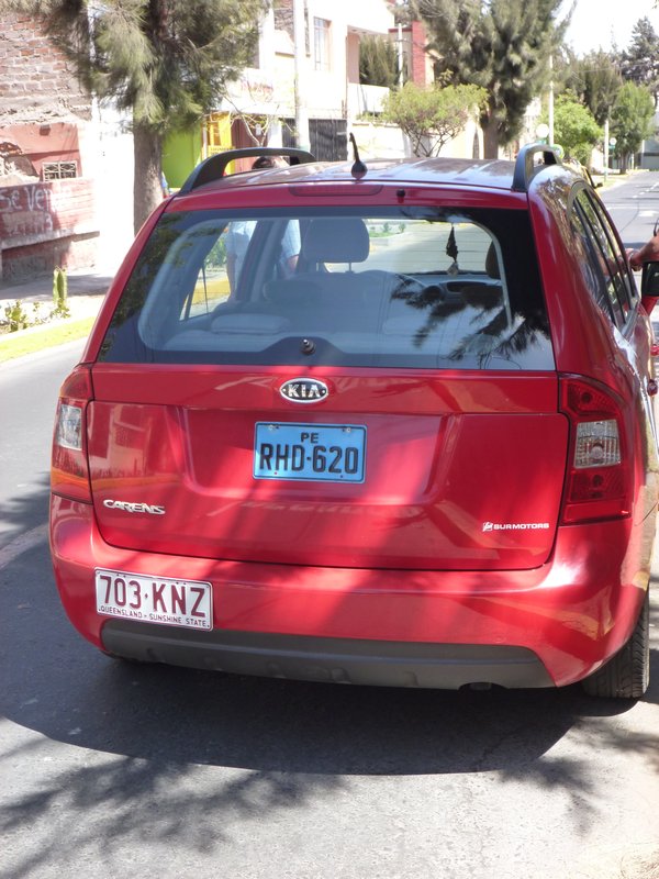 qld plates in arequipa