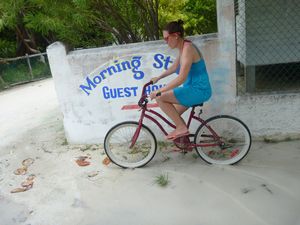took a bike ride around the island.. took only 1 hour