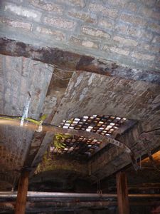 over 100 year old sky lights from below