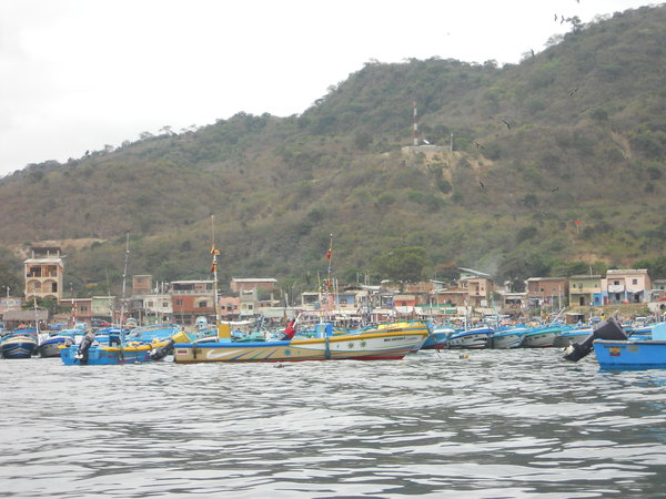 Puerto Lopez from the sea