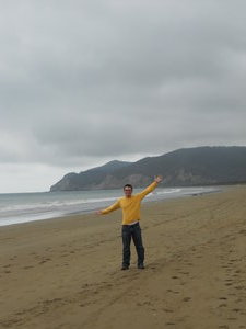 The beach at Puerto Lopez
