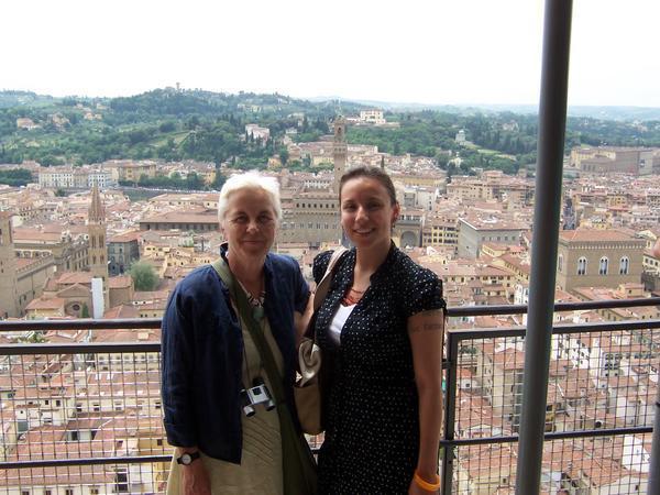 top of the dome in florence