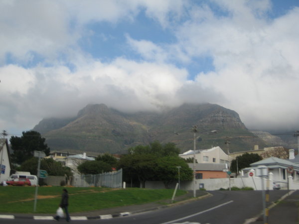 table mountain and the infamous "table cloth"