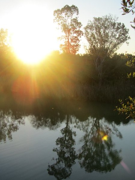 sunset on Sunday's River