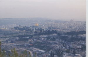 View Of Jerusalem From Mt Scopus