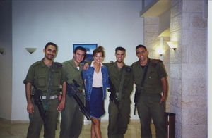 Military Escort Into Jerusalem To Kibbutz We Stayed In
