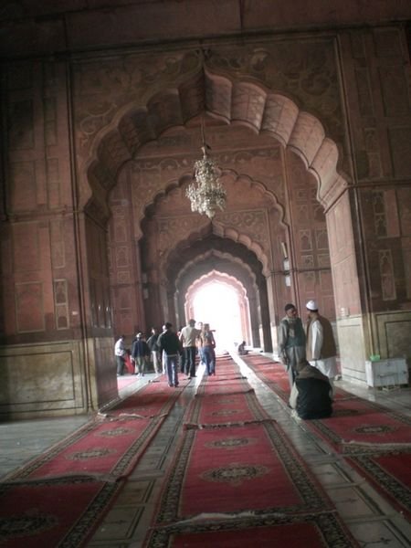 Inside Jama Masjid