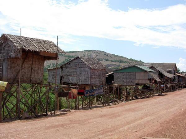 Typical Village Houses On Land (Siem Reap)