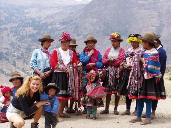 The Amer-Indians of the Andes still speak the ancient language of Quechua