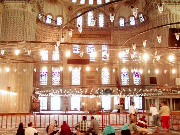 Inside the "Blue Mosque", the Turks were Shamans until becoming Muslims arpx 10th century