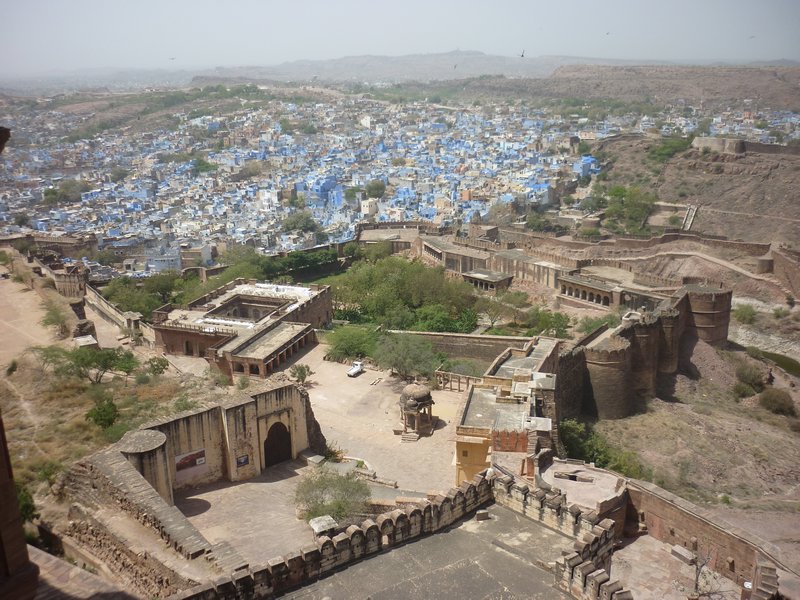 View of the city from the fort
