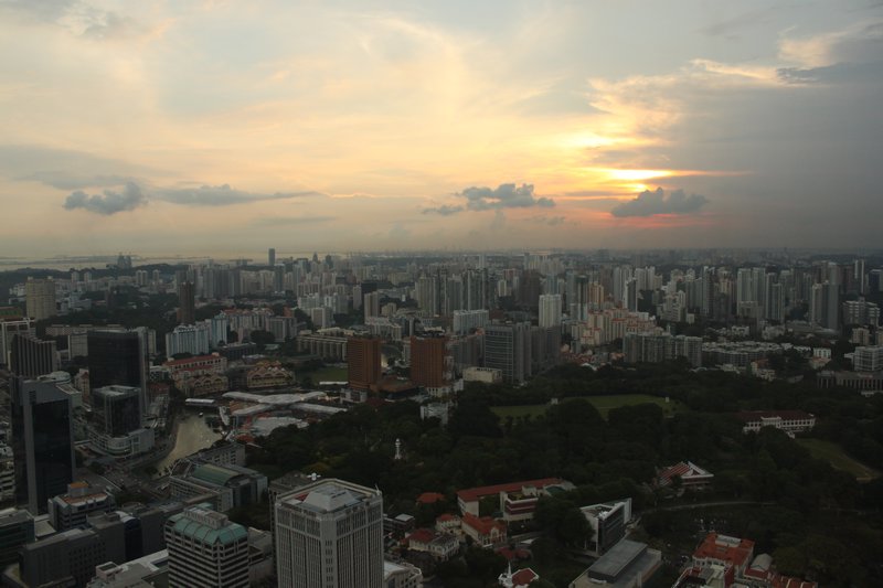 View from 72nd floor swissotel