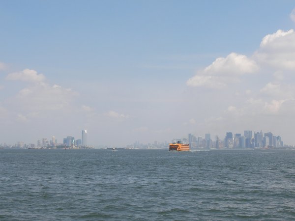 New York in the distance