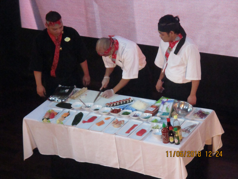 Japanese cooking demonstration