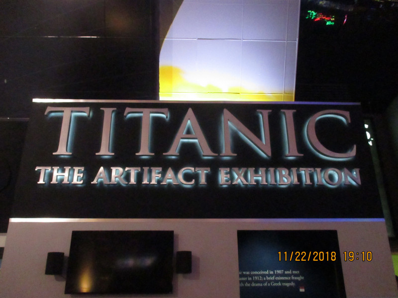 Titanic exhibition