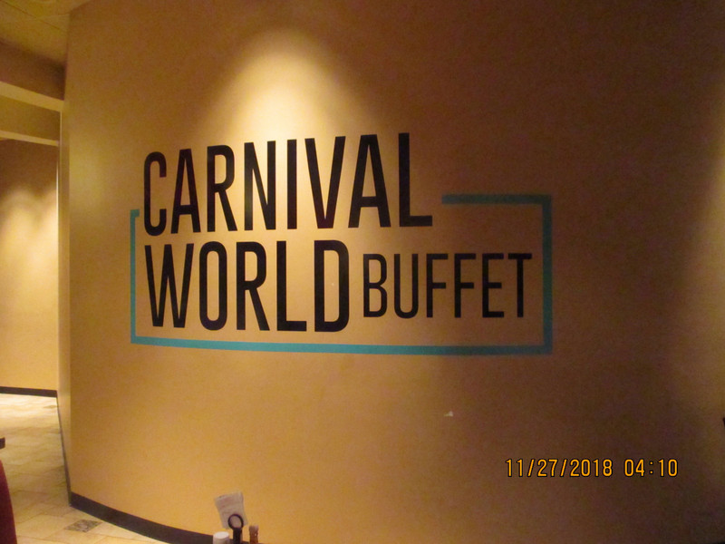 Carnival World buffet
