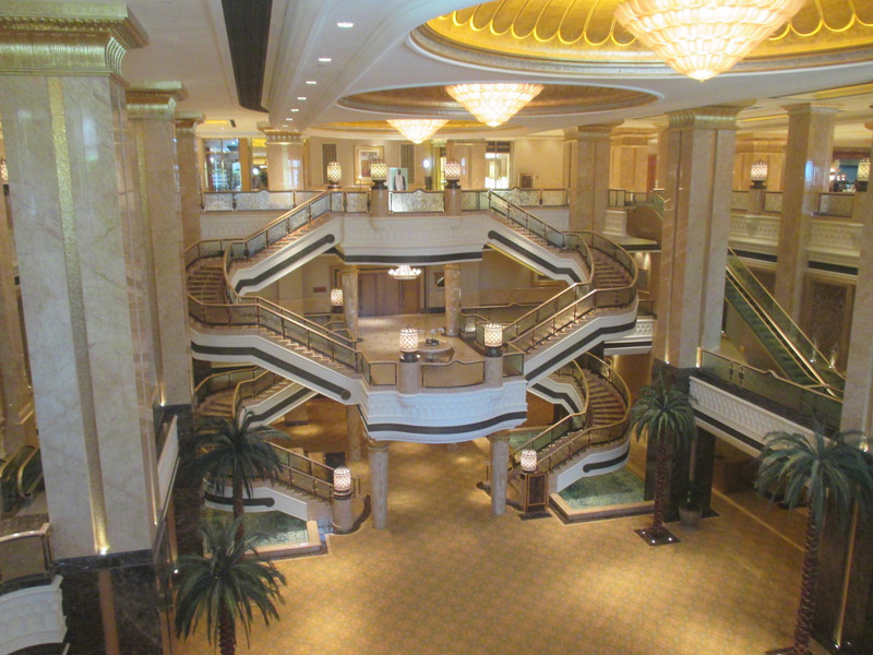 Grand staircase to the ballroom