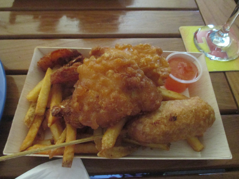 Side order of fish and chips