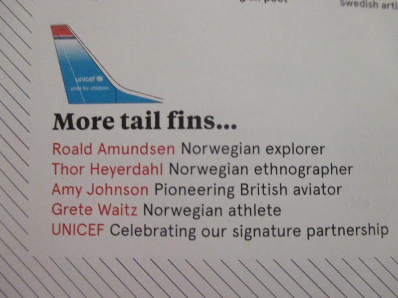 Norwegian Airline's  tail fins