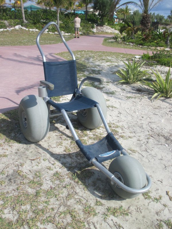 Funky sand wheelchairs