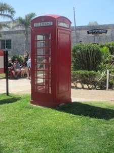 Historic British telephone box
