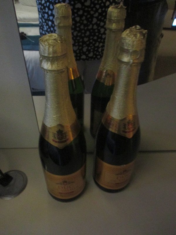 More bottles of bubbly won in the casino