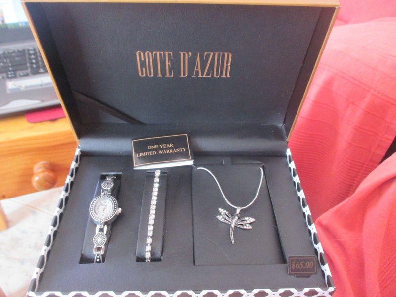 Included in our purchases was - a jewellery gift set for a good friend