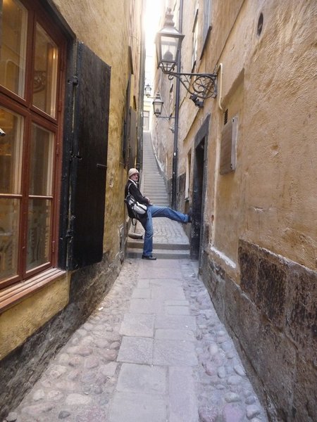 Very narrow street, Gamla Stan