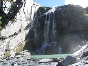 ivory lake waterfall