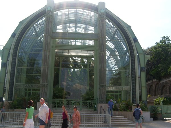 Huge greenhouse at the Jardin des Plantes
