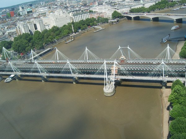 View of the Thames from the London Eye