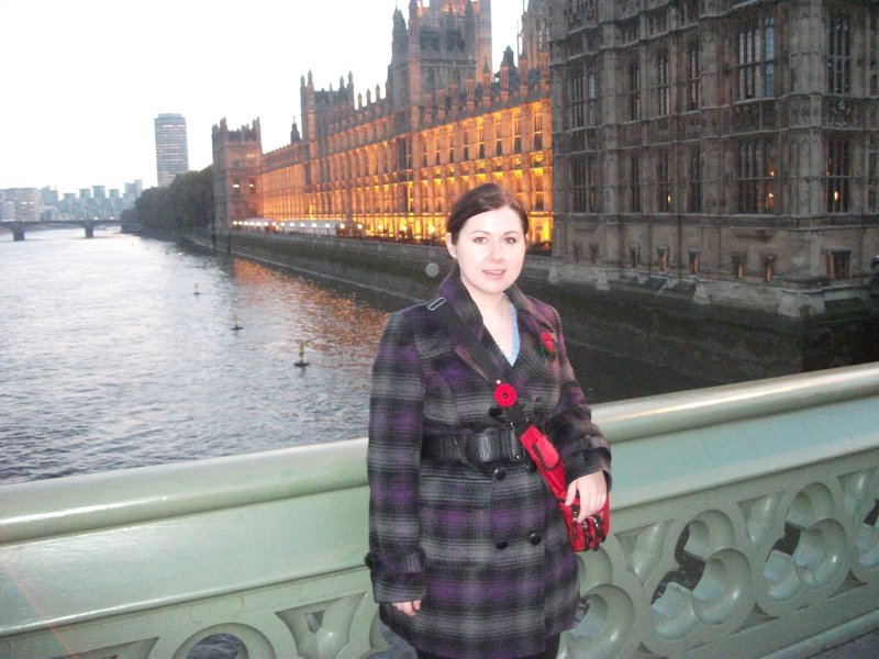 Me! In front of Houses of Parliament