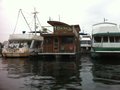 Floating house on Lake Union