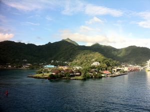 Coming in to American Samoa