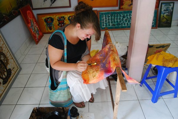 "Making" batik