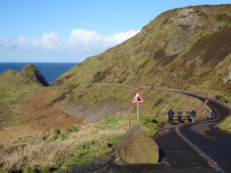 Road down to the Giant's Causeway