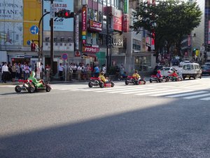 Mario-Karting around Tokyo!