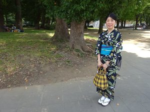 Lovely Japanese Lady in a Kimono