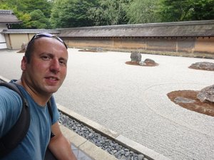 Me, Ryoan-ji Rock Garden