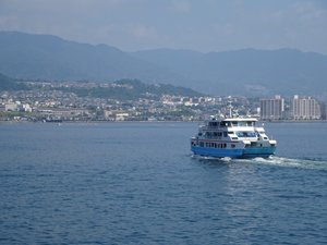 Ferry between Honshu Mainland and Miyajima Island