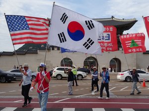 Pro-US / Anti-North Korea Demonstration