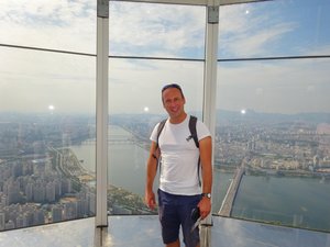 View from Lotte World Tower, Seoul