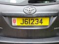 Jersey Numberplate