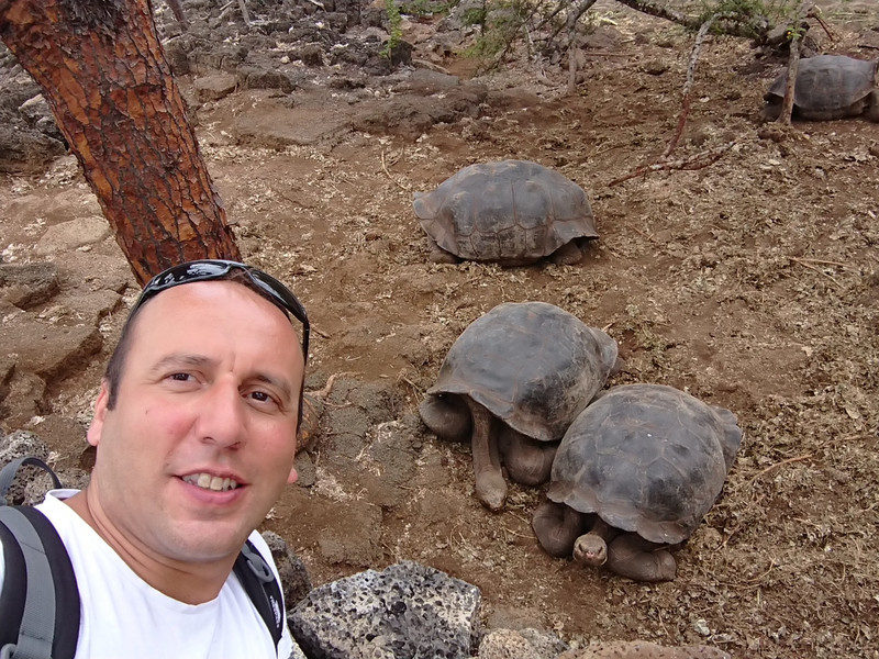 Me and Giant Tortoises