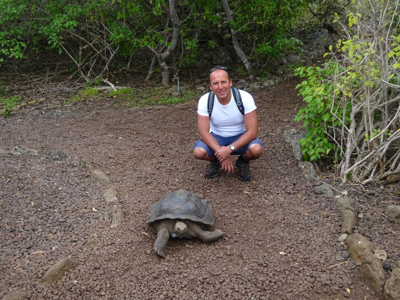 Me and a (Small) Giant Tortoise