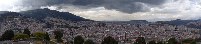 Panorama from La Virgen de Quito