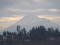 Snow-Capped Mountain Near Riobamba