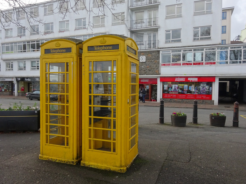 Yellow Telephone Boxes